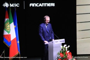 Président Exécutif de MSC Croisières, Monsieur Pierfrancesco Vago