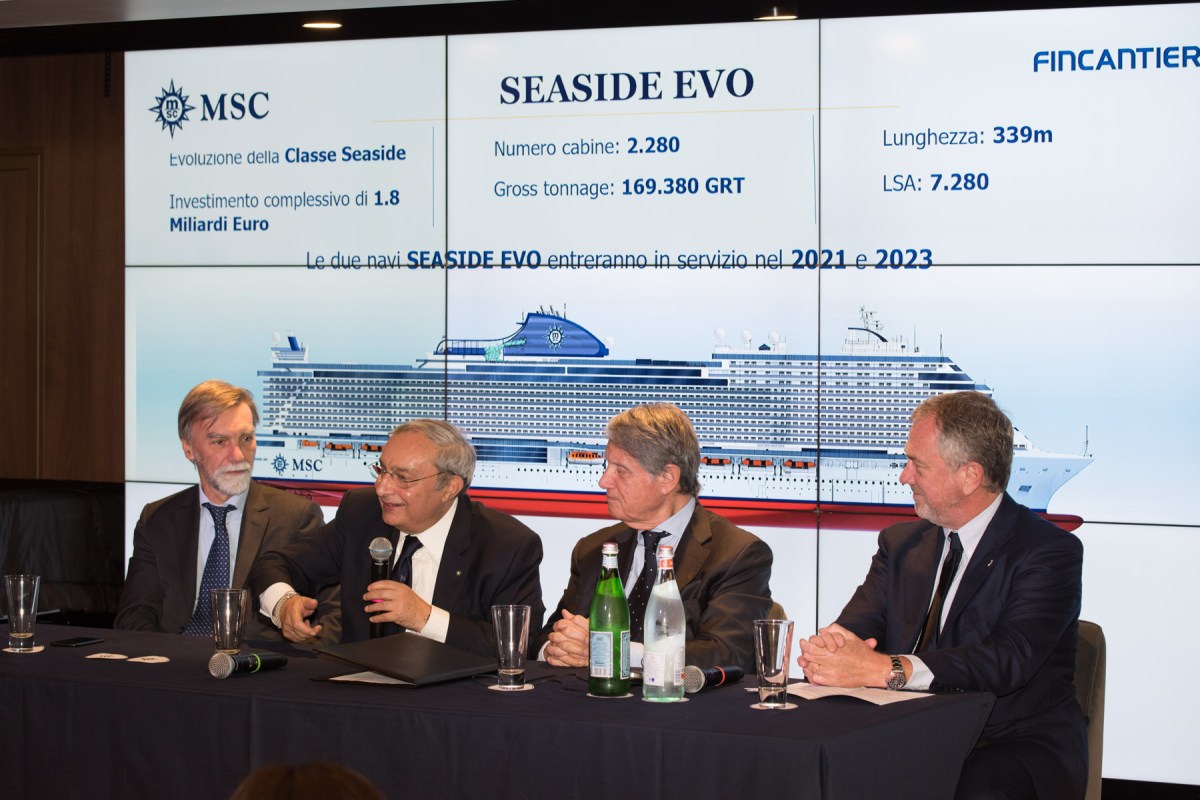 MSC Seaside - EVO signature de commande