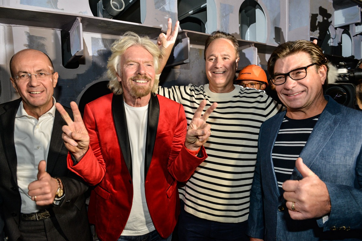 Virgin Voyages Lady Ship - Alberto Maestrini - Richard Branson - Steve Pagliuca - Tom McAlpin
