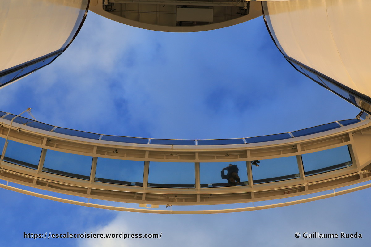 MSC Seaside - Passerelle Pont 18 - Bridge of sight