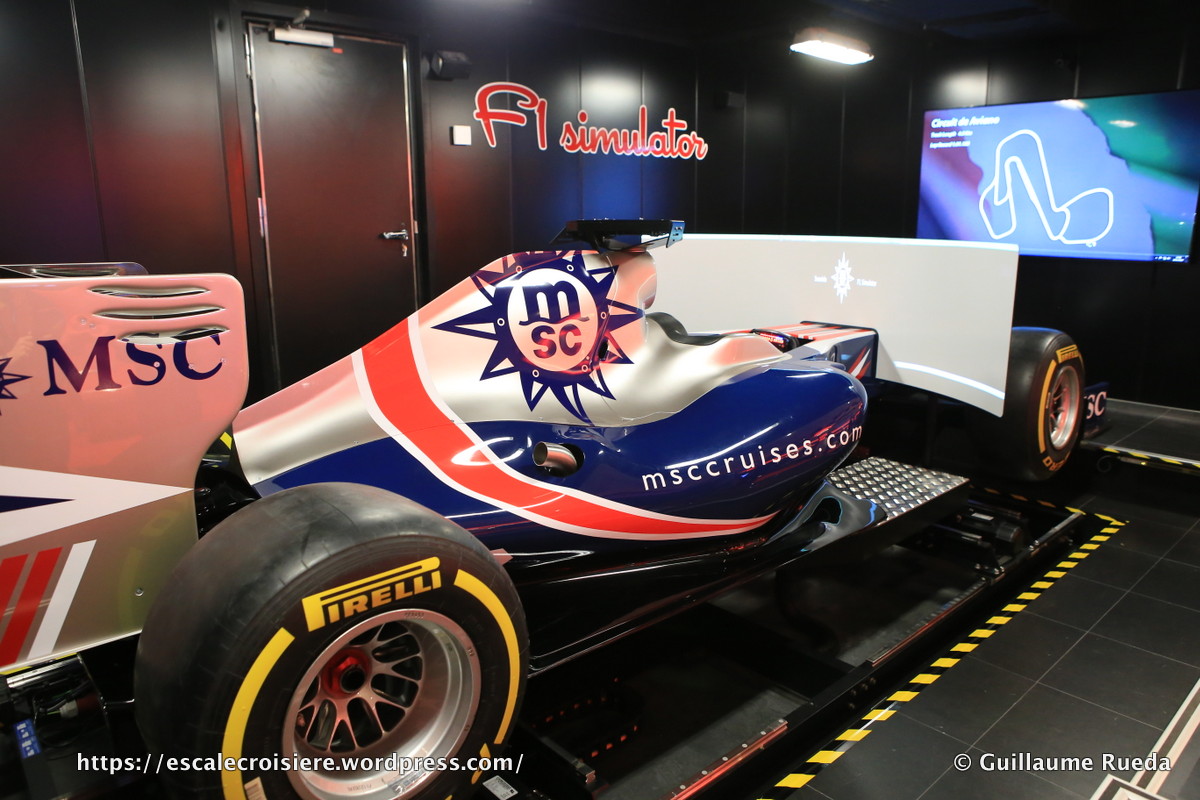 MSC Seaside - Simulateur de F1