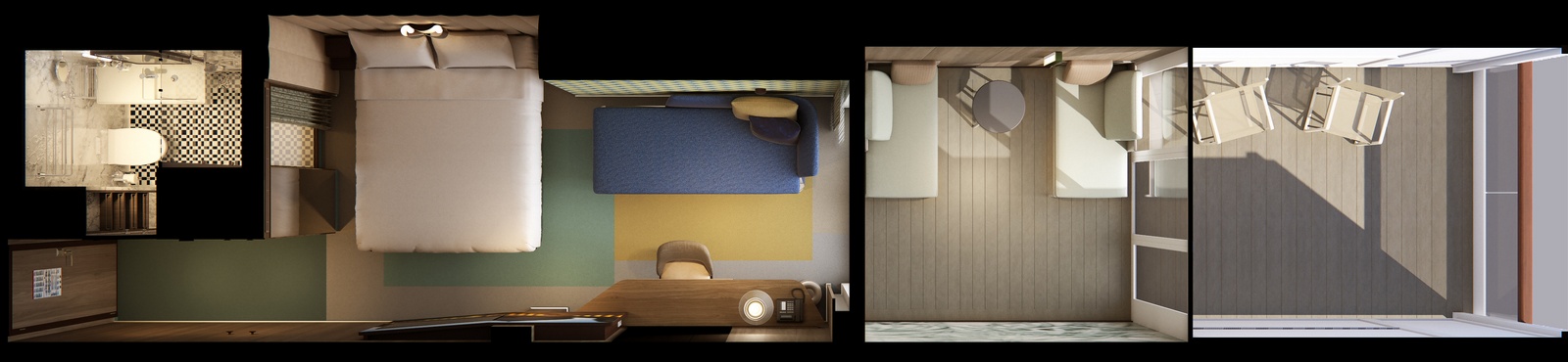 Costa Smeralda - Cabine Jardin d'hiver