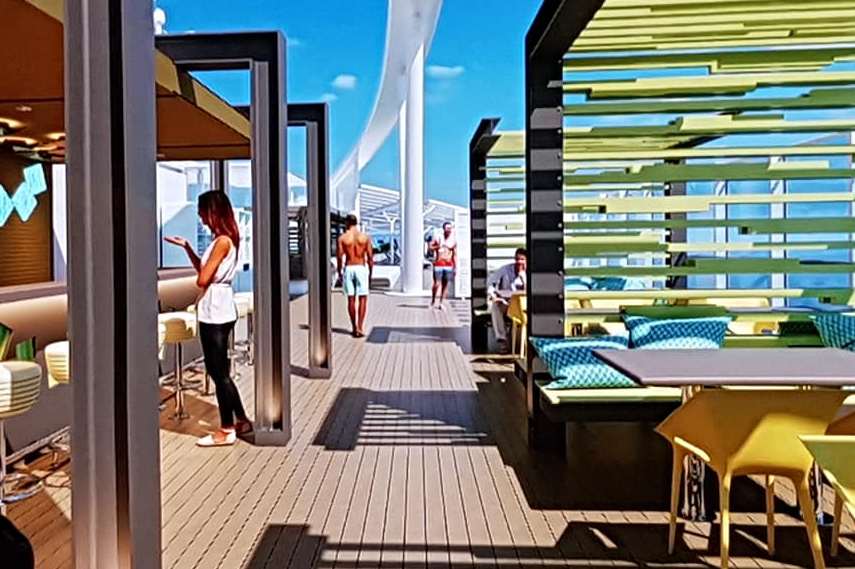 Costa Smeralda - Solarium avant