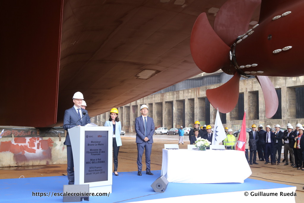 MSC Bellissima - Bruno Le Maire