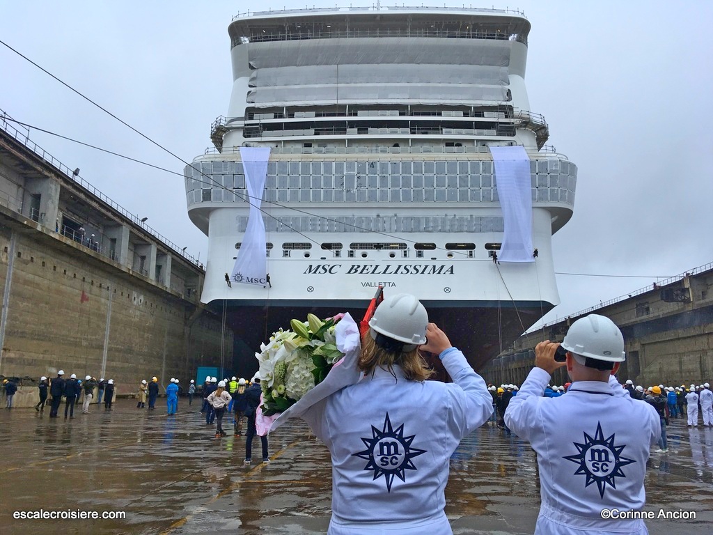 MSC Bellissima - Mise à flot