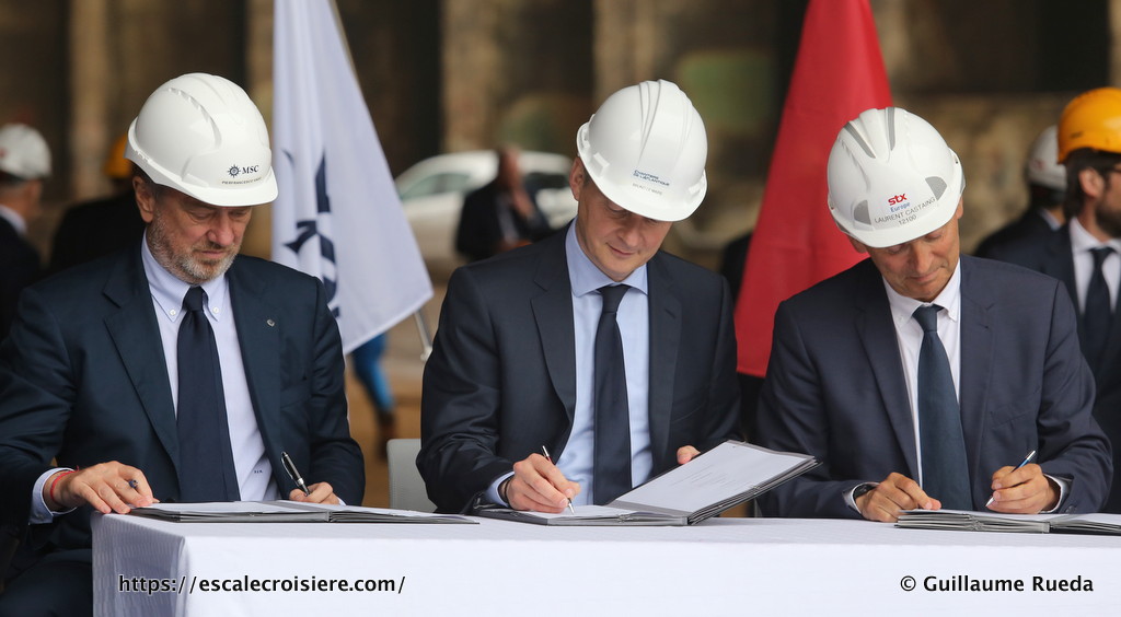 MSC Croisières - STX France - Signature de contrats (3)