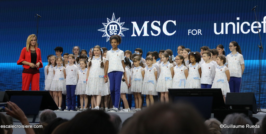 MSC Seaview - Baptême - Gênes Piccolo coro dell'Antoniano