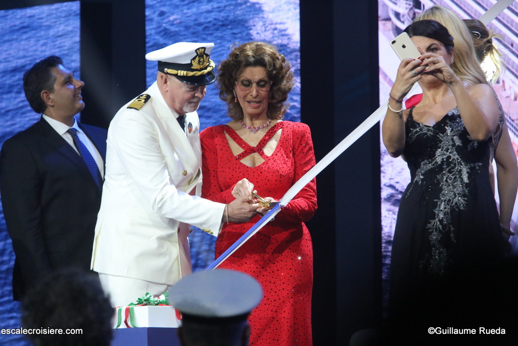 MSC Seaview - Baptême - Pier Paolo Scala - Sofia Loren