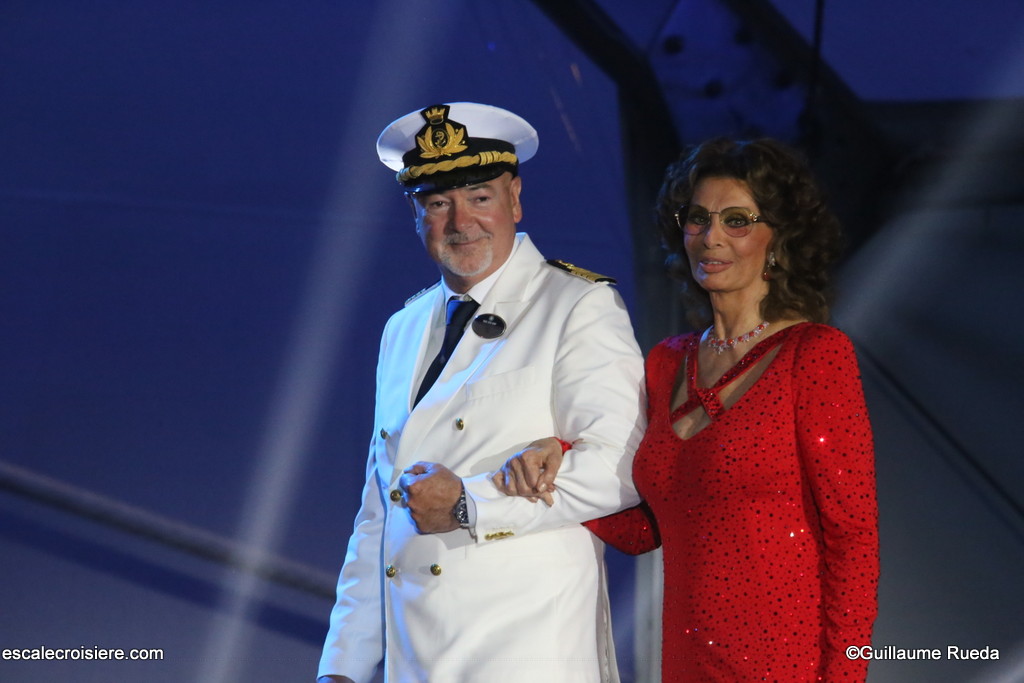 MSC Seaview - Baptême - Pier Paolo Scala - Sofia Loren (3)