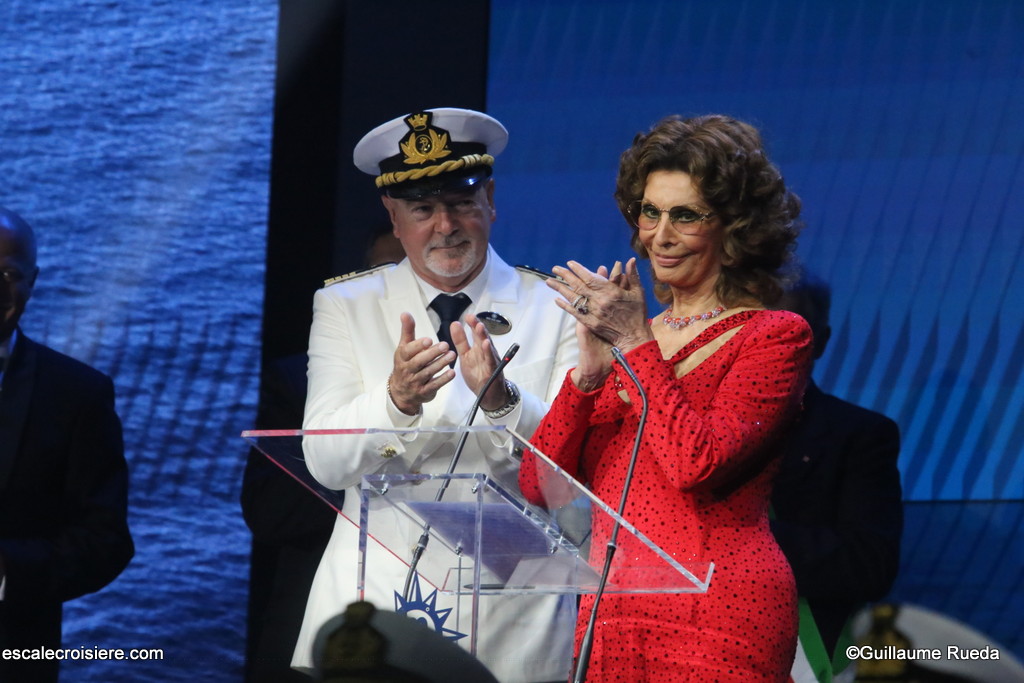 MSC Seaview - Baptême - Pier Paolo Scala - Sofia Loren