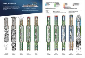 MSC Seaview - Plan des ponts