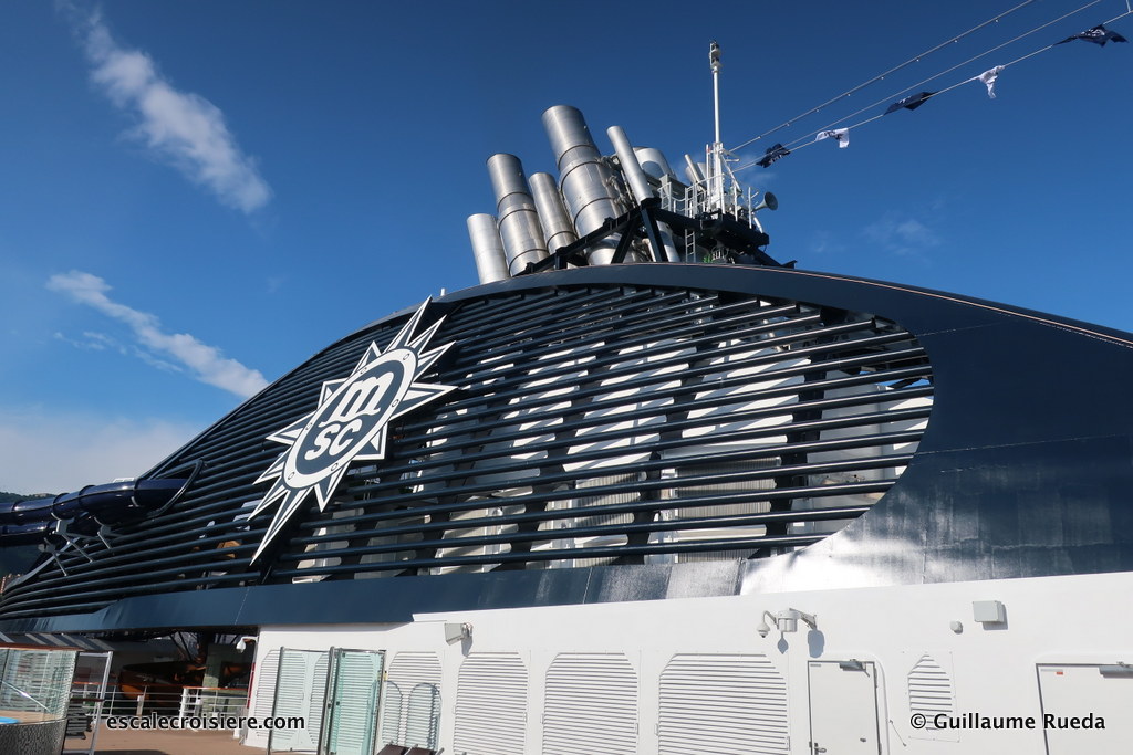 MSC Seaview - cheminée
