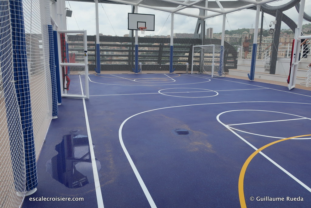 MSC Seaview - terrain de basket