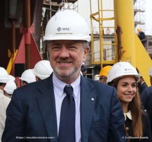 Pierfrancesco Vago, Président Exécutif de MSC Croisières