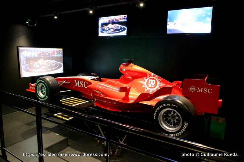 MSC Splendida - Simulateur de F1