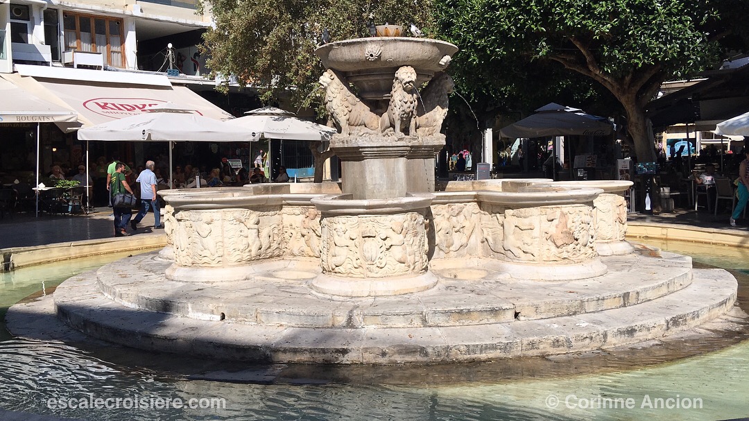 Heraklion - Grèce - fontaine Morosini