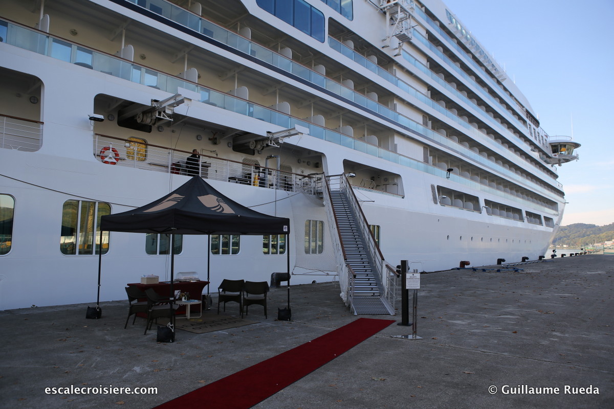 Seabourn Ovation - Embarquement