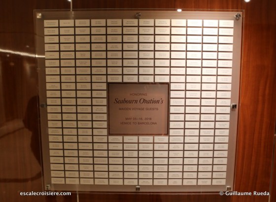 Seabourn Ovation - Passagers de l'escale inaugurale