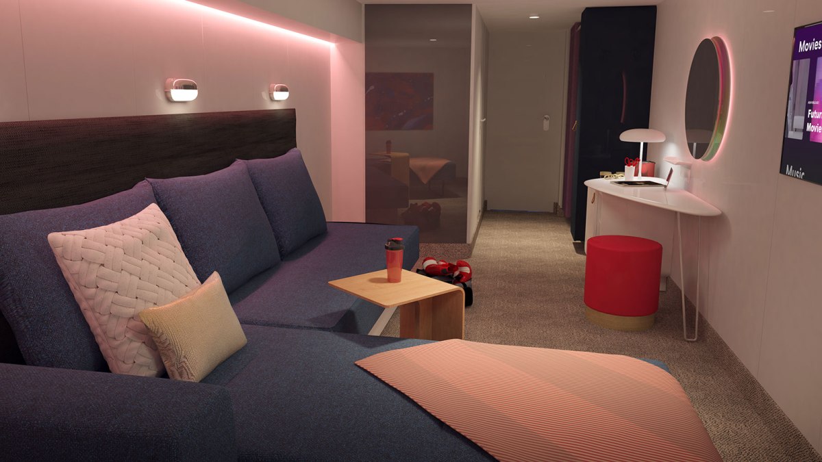 Insider Cabin - Scarlet Lady - Virgin Voyages 1
