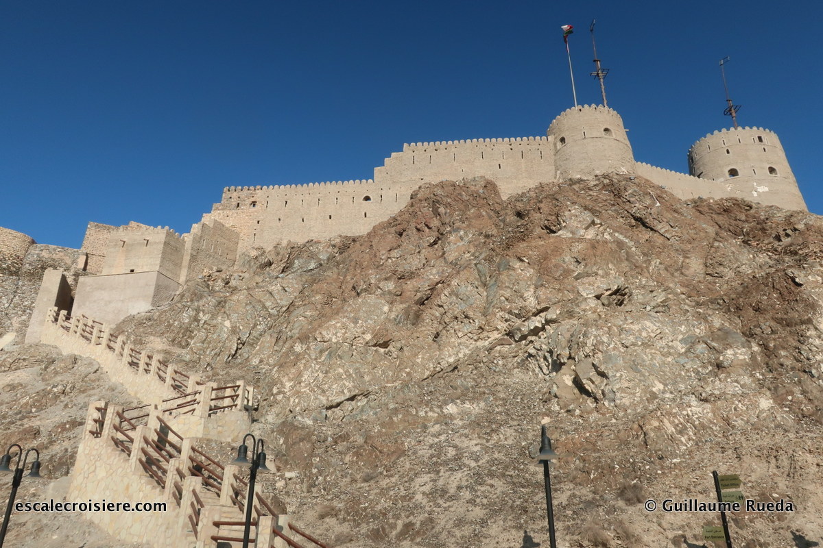 mascate - oman - fort de muttrah