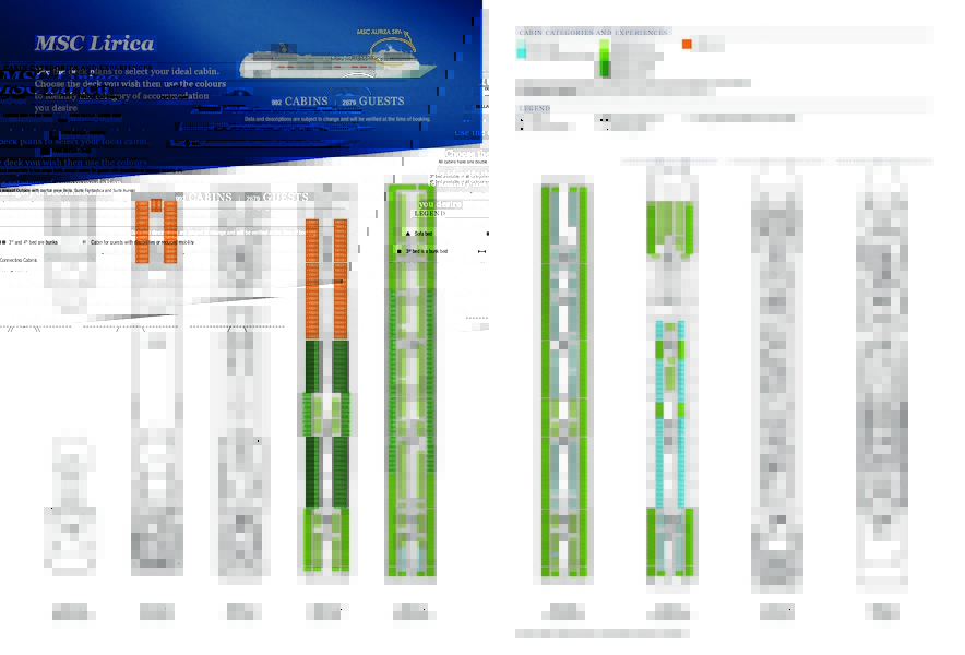 MSC Lirica - Plan des ponts 2015