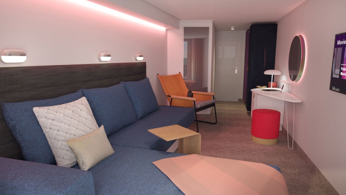 Sea Terrace Cabin - Scarlet Lady - Virgin Voyages 2