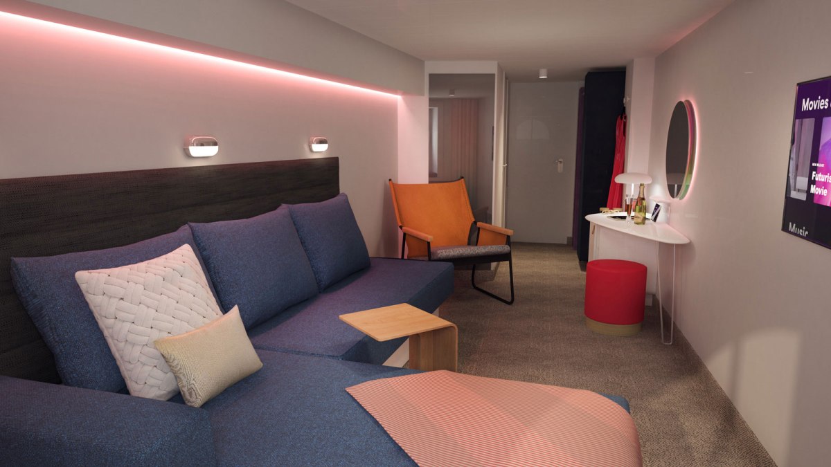 Sea View Cabin - Scarlet Lady - Virgin Voyages 2