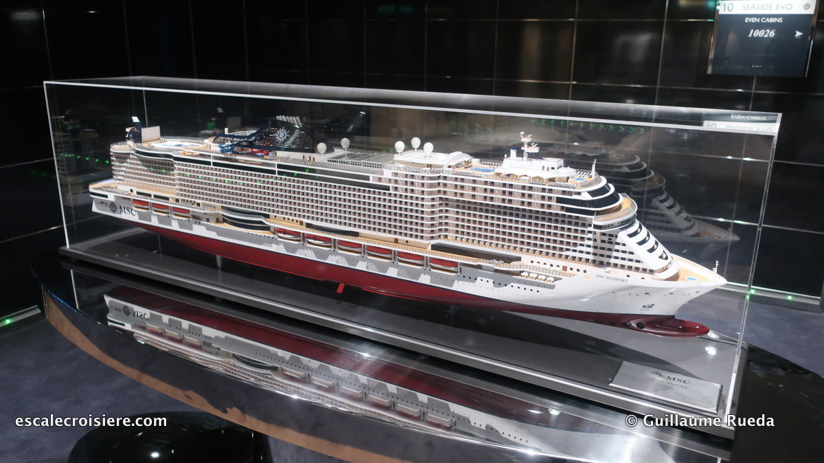 MSC Bellissima - Pont 10 MSC Seashore maquette