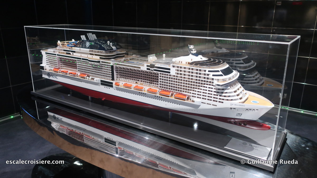 MSC Bellissima Pont 11 maquette