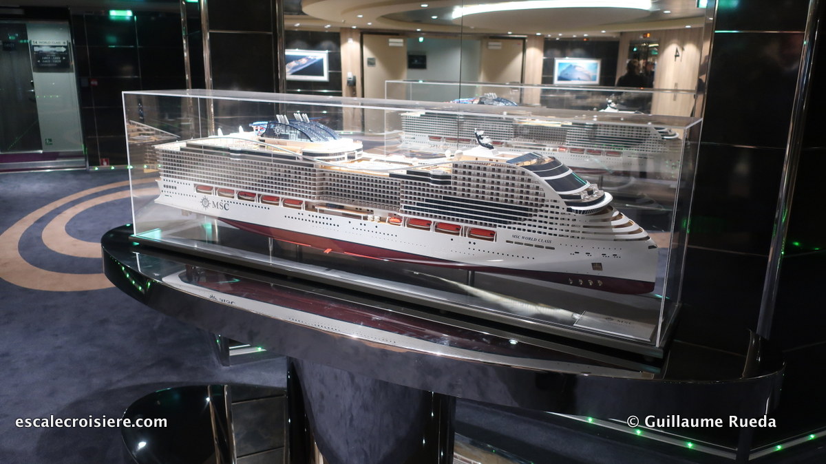 MSC Bellissima - Pont 14 MSC World class maquette