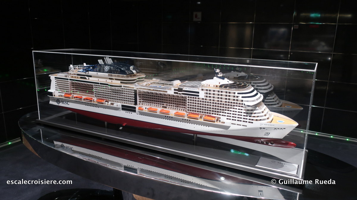 MSC Bellissima - Pont 8 MSC Meraviglia maquette