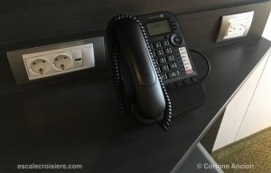 MSC Bellissima - Prises de courant