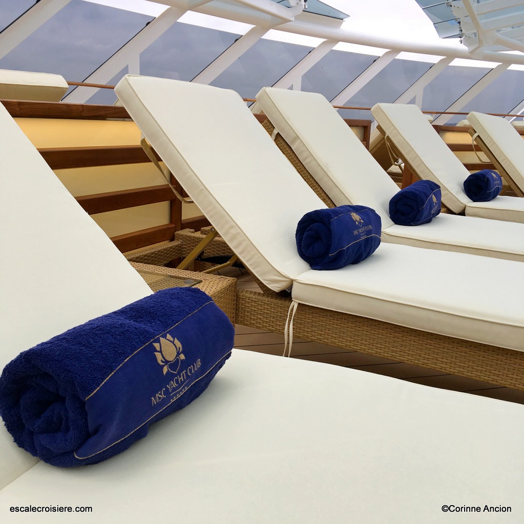 MSC Bellissima Yacht Club Sundeck