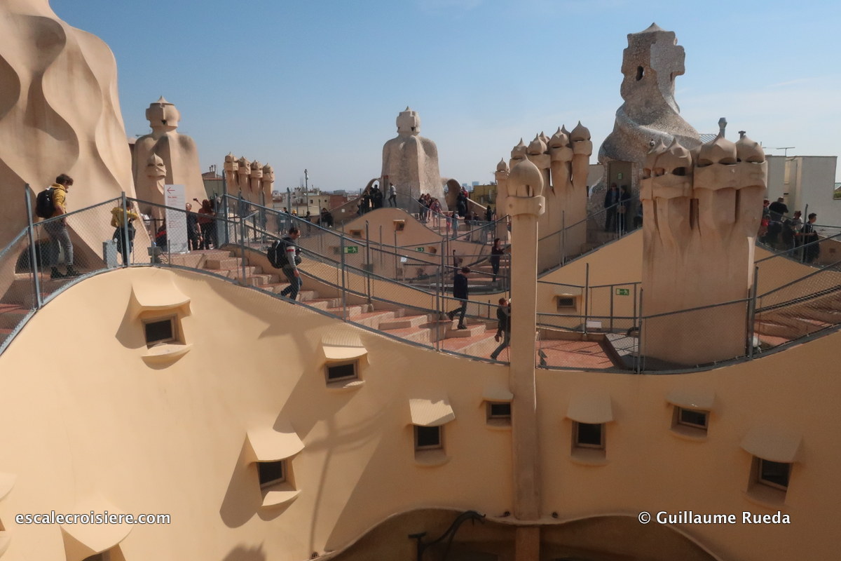 Barcelone - Casa Mila - La Perdrera