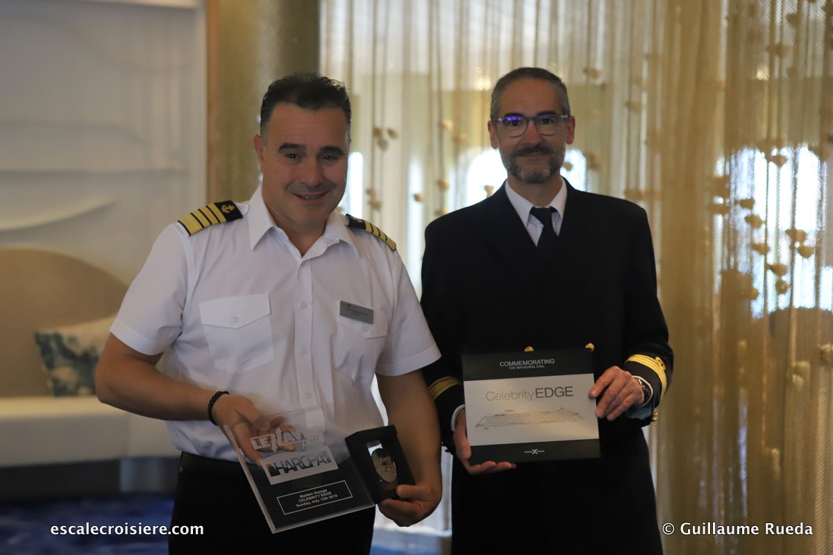 Celebrity Edge - Escale inaugurale - Remise de plaque Le Havre