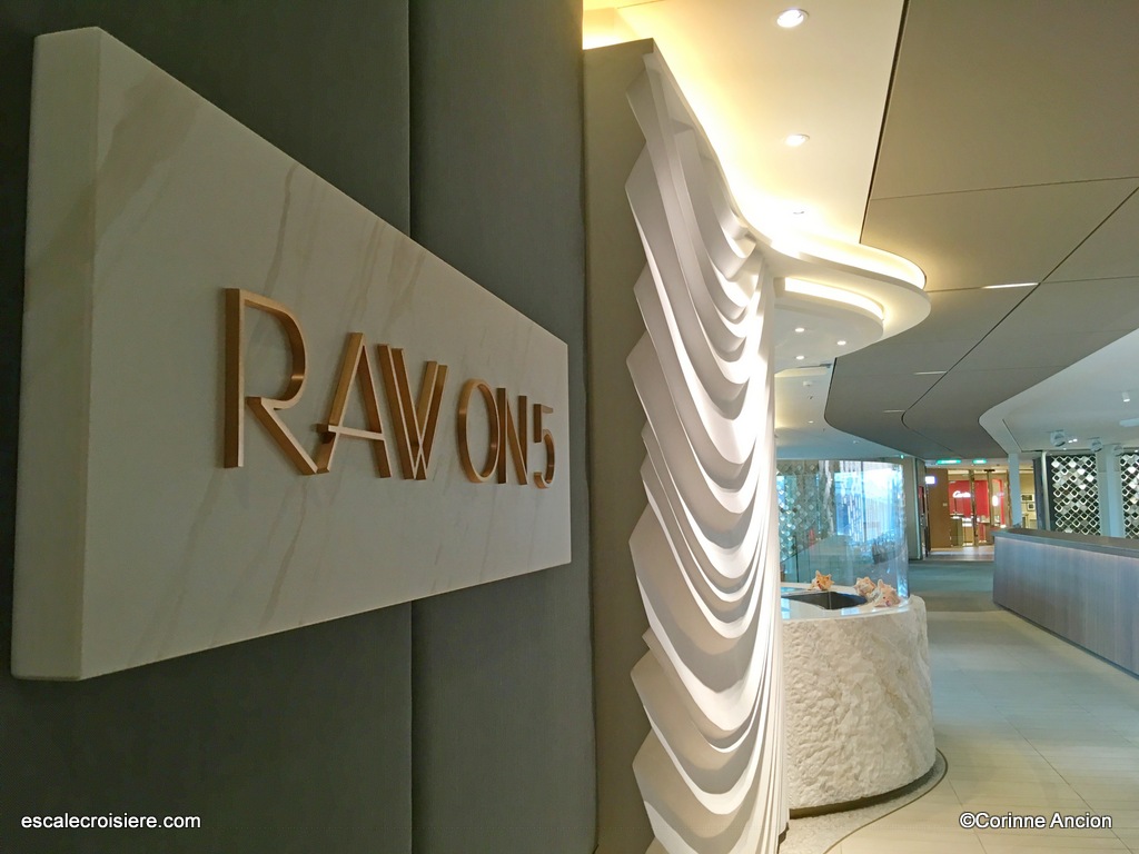 Celebrity Edge - Raw on 5 Restaurant