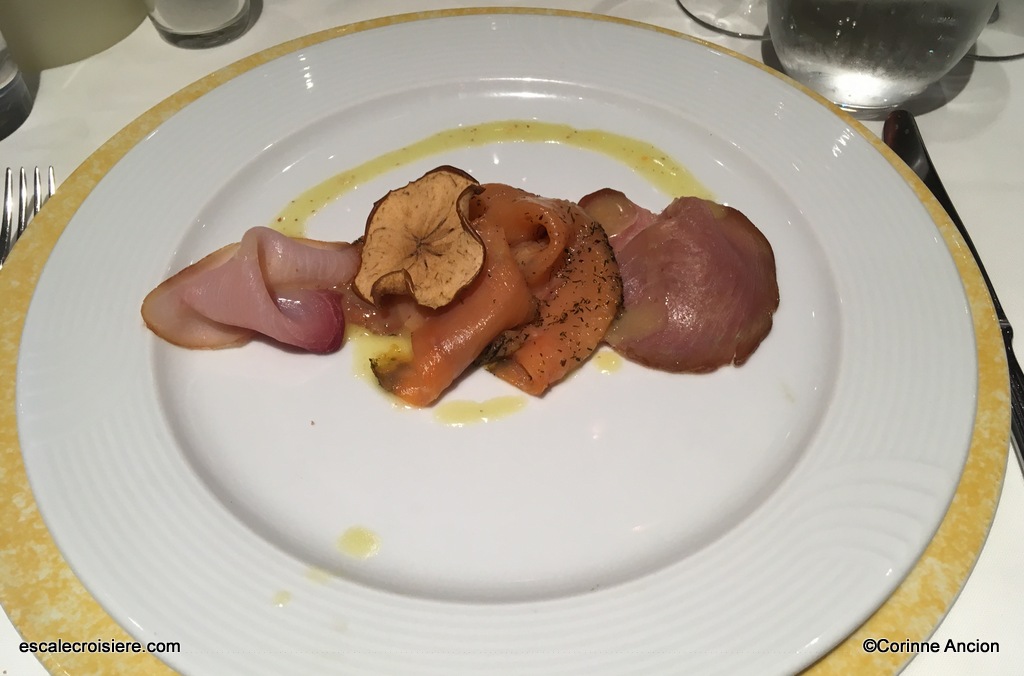 Costa Favolosa - poissons fumés