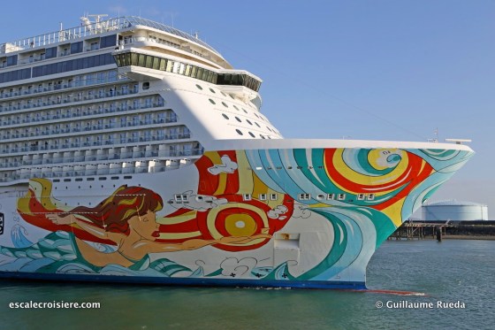 Norwegian Getaway - LEBO hull painting