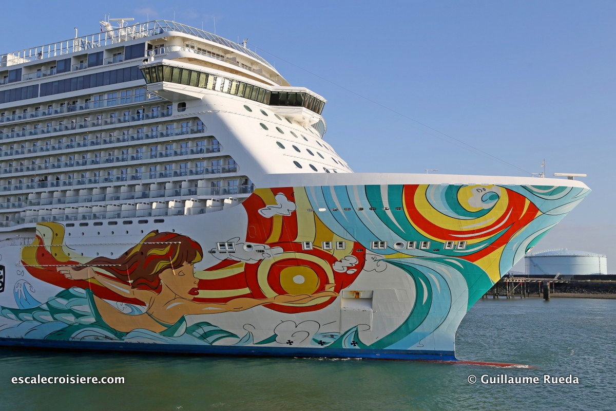 Norwegian Getaway - LEBO hull painting