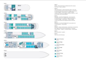 Plan des ponts - Ponant Explorers - Dumont D'Urville