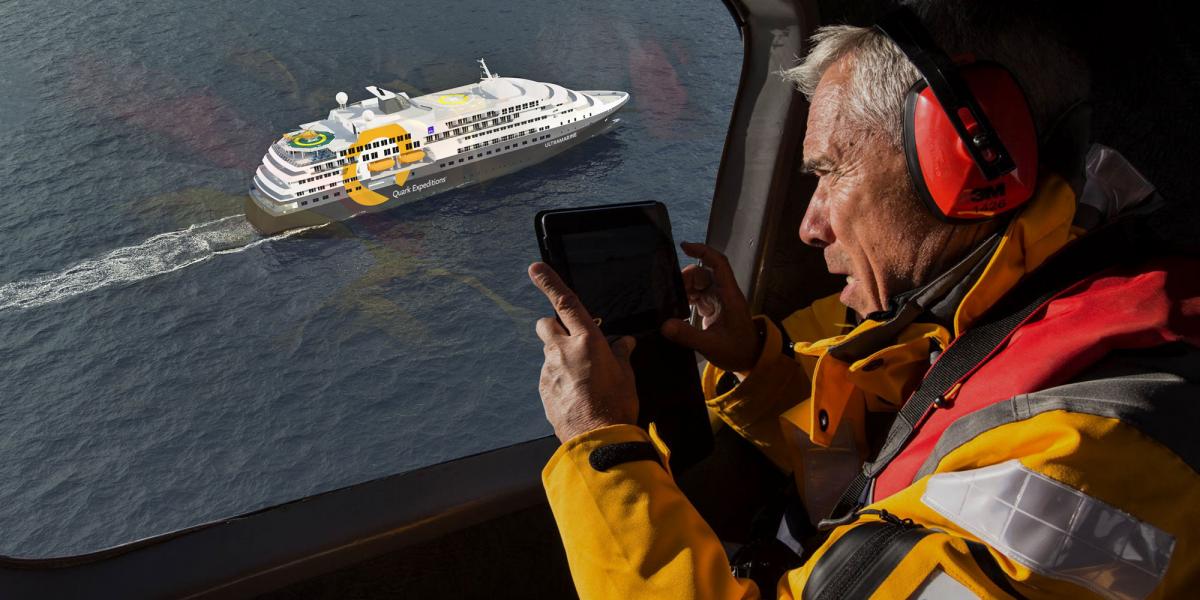 Helicoptère - Ultramarine - Quark Expeditions