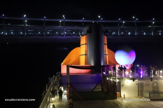 Queen Mary 2 - Transatlantique - New York - Verrazano bridge