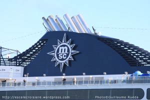 MSC Magnifica - cheminée