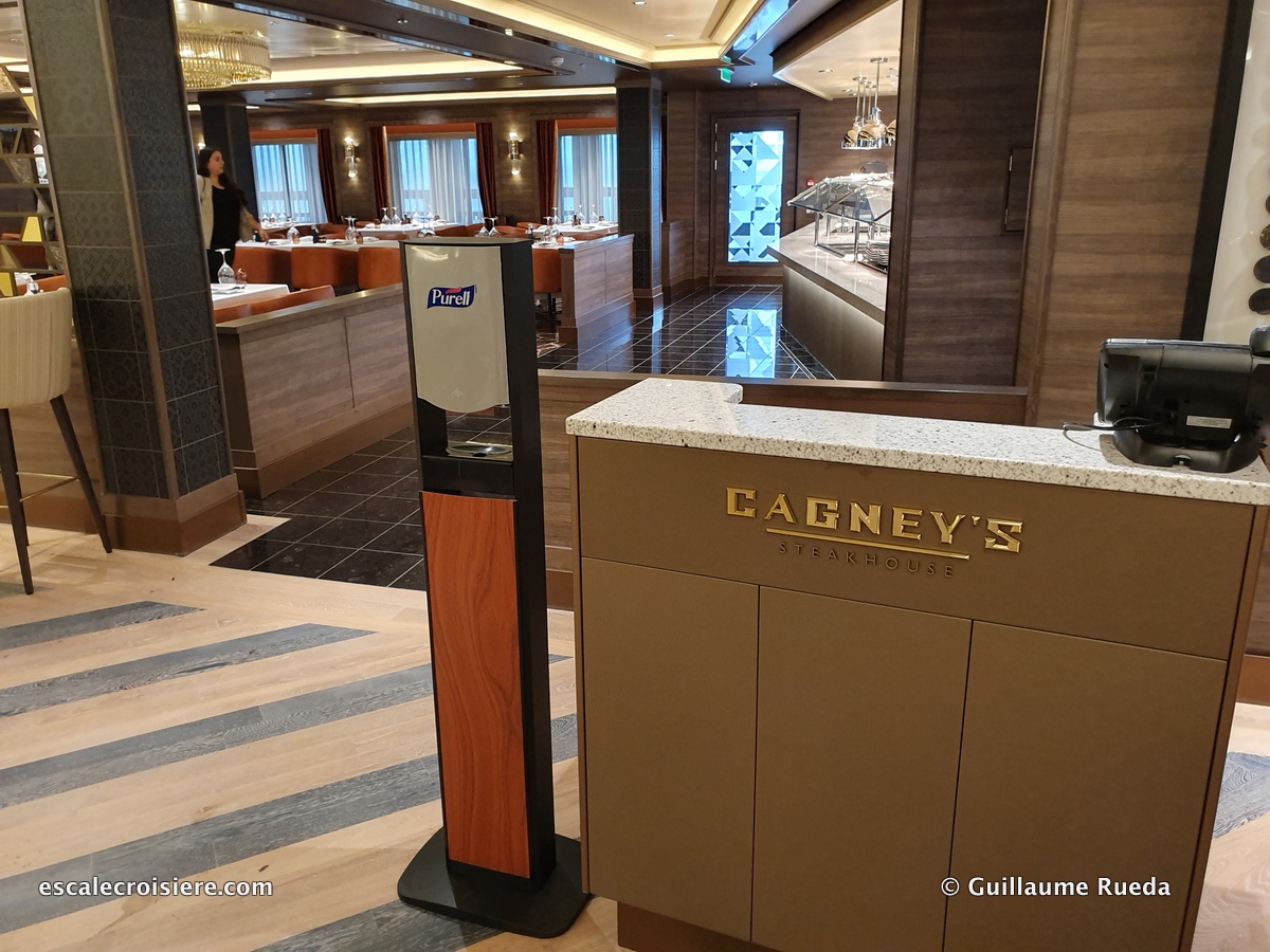 Cagney's steakhouse - Norwegian Encore