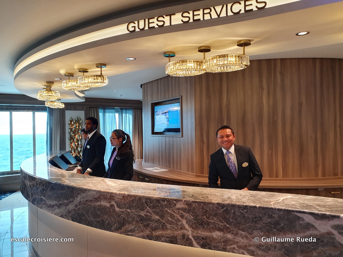 Guest Service Atrium - Norwegian Encore