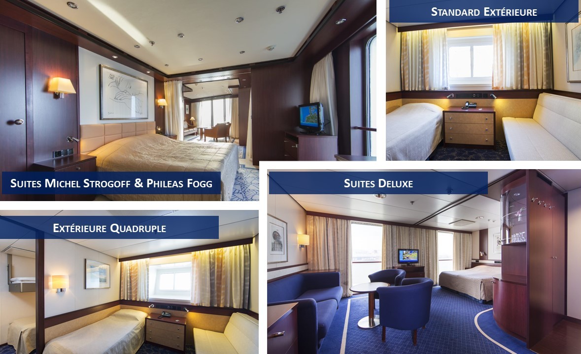 Cabines - Jules Verne - Ex Astor - CMV