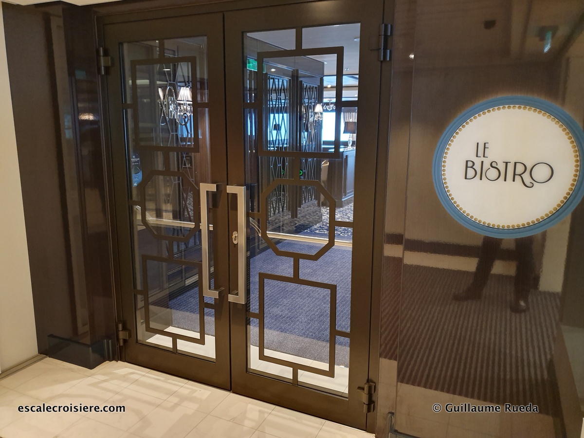 Le Bistro French restaurant - Norwegian Encore