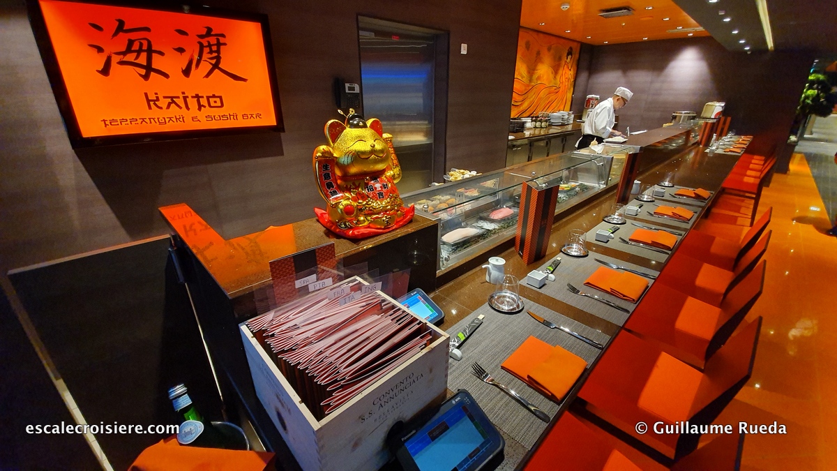 MSC Grandiosa - Kaito Sushi restaurant