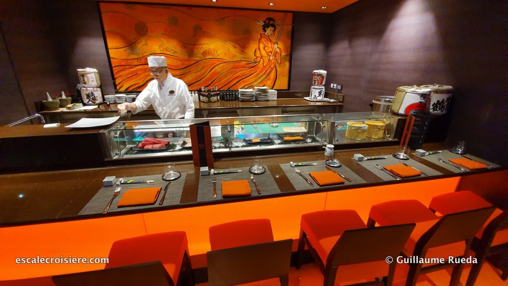 MSC Grandiosa - Kaito Sushi restaurant