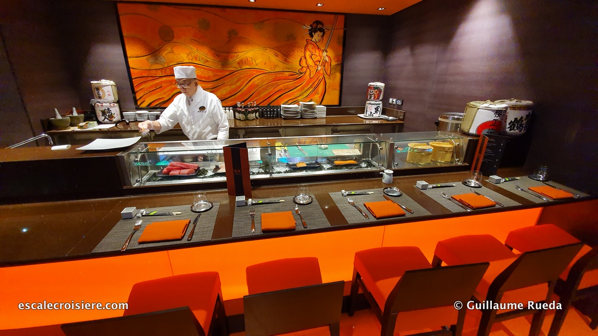 MSC Grandiosa - Kaito Sushi restaurant